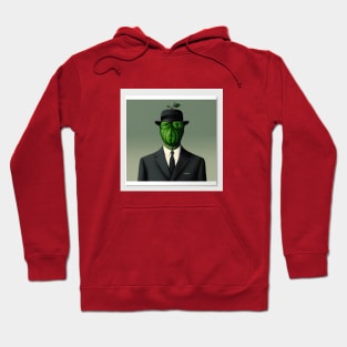 Illustration of The Son of Man by Rene Magrittees Hoodie